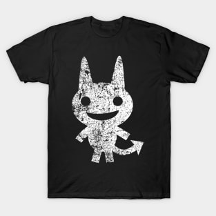 Cute Happy Devil - Distressed T-Shirt